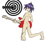  ass character_name gorillaz noodle_(gorillaz) purple_hair tagme 