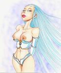  barry_blair breasts emma_frost hair lipstick marvel nipples white_queen x-men 