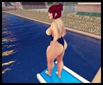  ass breasts futarika swimming_pool swimsuit 