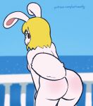  1girl alternate_version_available animal_ears animated anthro big_ass blonde_female blonde_hair brown_eyes bunny_ears bunny_girl bunny_tail bunnygirl carrot_(one_piece) dat_ass fat_ass female_focus female_only furry gif huge_ass large_ass no_humans nude nude_female one_piece oofrowdy pussy rabbit shaking shaking_ass shaking_butt sideboob thick_ass yellow_hair 
