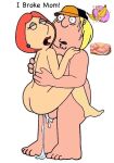  chris_griffin cum cum_drip family_guy impregnation incest lois_griffin mom_son mother&#039;s_duty mother_and_son orgasm surprised 