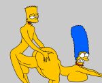  1boy 1boy1girl 1girl aged_up anal anal_sex animated ass balls bart_simpson big_ass big_balls blue_hair breast dangling_testicles dat_ass doggy_position endured_face female gif grey_background holding_ass huge_ass huge_balls huge_breasts huge_cock hyper_penis incest jewelry larger_female male marge_simpson mature_female milf mother_&amp;_son necklace nude pearl_necklace penis pounding rough rough_sex sex shiin sideboob simple_background small_dom_big_sub smaller_male teen the_simpsons 