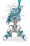 animated_skeleton blue_blush blush bondage bottom_sans bound_arms bound_legs cockotron completely_naked completely_nude drooling fangs fvdsfs kneel looking_at_viewer monster naked nude rope rope_bondage sans sans_(undertale) skeleton solo submissive tied_arms tied_legs tied_up trembling tumblr_username uke_sans undead undertale undertale_(series) white_background