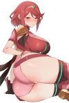  1girl 1girl 1girl ass bangs big_ass big_breasts bob_cut breasts clothed_female dat_ass female_focus female_only hips huge_ass huge_breasts kataku_musou light-skinned_female light_skin mature mature_female naughty_face nintendo pyra red_eyes red_hair shirt short_hair simple_background smile solo_female solo_focus swept_bangs tagme thick_thighs thighs video_game_character video_game_franchise wide_hips xenoblade_(series) xenoblade_chronicles_2 