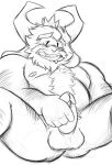 1boy 2d 2d_(artwork) anthro anthro_only artist_request asgore_dreemurr blush bodily_fluids boss_monster caprine crown crown_only digital_media_(artwork) dilf furry furry_only genitals goat grabbing_own_penis horn horns king legs_apart male male_anthro male_only mammal masturbation monster nude nude_anthro nude_male penile_masturbation penis precum royalty solo_anthro solo_male third-party_source undertale undertale_(series) video_game_character video_game_franchise video_games white_fur