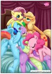  applejack applejack_(mlp) bbmbbf comic equestria_untamed fluttershy fluttershy_(mlp) friendship_is_magic furry hasbro my_little_pony palcomix pinkie_pie pinkie_pie_(mlp) rainbow_dash rainbow_dash_(mlp) spike spike&#039;s_ultimate_fantasies_or_the_dragon_king&#039;s_harem spike_(mlp) 