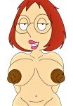  erect_nipples family_guy glasses huge_breasts large_areolae meg_griffin 