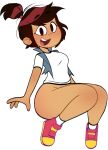  bottomless disney grin molly_mcgee ponytail the_ghost_and_molly_mcgee wide_hips 