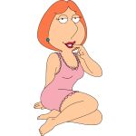  family_guy lois_griffin nightgown non-nude red_hair simple_coloring sitting 