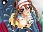  1girl blush female_protagonist_(pokemon_bw2) mei_(pokemon) pokemon pokemon_(game) pokemon_bw2 tangrowth 