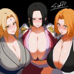 3_girls 3girls big_breasts bleach bleach:_the_thousand-year_blood_war blush boa_hancock breast_focus breasts cleavage clothed_female color colored crossover dress earrings edit empress female_focus female_only forehead_mark hime_cut huge_breasts jewelry kimono kunoichi long_hair looking_at_viewer massive_breasts matsumoto_rangiku mature mature_female mature_woman multiple_girls naruto naruto_(series) naruto_shippuden necklace ninja no_bra one_piece oppai parted_bangs pirate presenting presenting_breasts royalty shinigami shounen_jump sian tagme take_your_pick third-party_edit tomyy_arts top_heavy top_heavy_breasts tsunade voluptuous voluptuous_female