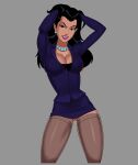 1girl big_breasts breasts comic_book_character female_focus helena_bertinelli high_res huntress_(dc) justice_league_unlimited long_hair mature mature_female patreon patreon_paid patreon_reward solo_female something_unlimited sunsetriders7 superheroine tagme