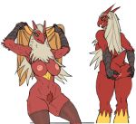 anthro anthrofied anus avian big_breasts blaziken blaziken_(pokemon) breasts bursyamo_(pokemon) butt butt_grab chicken claws creatures_(company) female game_freak gen_3_pokemon green_eyes looking_back multicolored_fur muscles nintendo plain_background pok&atilde;&copy;mon pokemon pokemon_(anime) pokemon_(creature) pokemon_(game) pokemon_(species) pokemon_rse pokemon_ruby_sapphire_&amp;_emerald presenting presenting_hindquarters pubic_hair pussy robotjoe sitting solo standing stockings talons towel video_games white_background wide_hips yellow_sclera