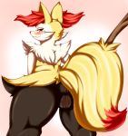  anthro anus black_skin blush braixen butt canine female fennec fox fur happy looking_at_viewer looking_back muscles nintendo nude plain_background pokemon pokã©mon presenting presenting_hindquarters presenting_pussy pussy red_eye red_fur red_nose red_skin seigen33 shadow shiny skin smile solo standing stick thick_thighs video_games white_background white_eyes white_fur wide_hips wood yellow_fur 