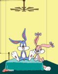  animated babs_bunny buster_bunny furry gif sextoon tiny_toon_adventures 