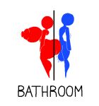 1boy 1girl bathroom keelgabeytheart stickwoman