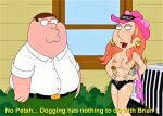  bra breasts cum_on_body erect_nipples family_guy hat lois_griffin panties peter_griffin 