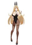 1girl alluring aotsuba big_breasts blonde_hair bunny_ears bunny_girl bunnysuit core_crystal female_only hartman_hips high_heels hourglass_figure latex legwear leotard mythra nintendo shiny_clothes tight_clothing video_game video_game_character video_games wide_hips xenoblade_(series) xenoblade_chronicles_2