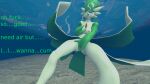 1girl drowning female gardevoir luigi13ro masturbation nintendo pokemon pokemon_(species) solo tagme underwater