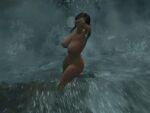  big_ass big_breasts falling lara_croft looping_animation nude_female rise_of_the_tomb_raider waterfall 