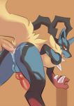  anal anal_penetration ass bent_over canine_penis cum cum_in_ass cum_in_orifice cum_on_ass digitigrade erection fur gay harlem human humanoid_penis interspecies knot lucario male male/male mega_evolution mega_lucario multiple_penises nintendo nude open_mouth penetration penis penis_in_ass pokemon pokephilia raised_tail red_eyes spikes standing tail testicles tongue tongue_out video_games 