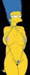  1girl croc_(artist) marge_simpson milf sexy sexy_body sexy_breasts the_simpsons 