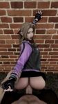  3d aerith_gainsborough ass doggy_position doggy_style_position final_fantasy gloves goth goth_girl gothic jacket loop moaning nsfw punk punk_girl sound video wall 