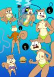 1boy 2girls absurd_res angry antennae_(anatomy) anthro arthropod bikini bikini_bottom bikini_top blush blush_lines bodily_fluids body_swap bottomless bottomless_female bra breast_play breast_squish breasts breasts_frottage brown_body brown_fur brown_nipples buckteeth burger clothed clothing computer computer_monitor confusion crustacean duo fast_food female/female fluffy fluffy_tail food for_a_head ftm_transformation fur furry gender_transformation green_body green_clothing green_skin grey_body group hexside high_res holding_breast humanoid imminent_sex karen_plankton leotard long_sleeves machine male mammal marine maxillopod monitor mtf_transformation multicolored_body nickelodeon nipples object_head ocean orange_clothing panties pink_nose pinned pinned_to_wall plankton_(species) purple_clothing red_eyes robot robot_humanoid rodent sandy_cheeks sciurid screen screen_face sea sheldon_j._plankton shocked shocked_expression slightly_muscular smile spongebob_squarepants squirrel squish steam steaming_body surprise surprised_expression sweat swimwear tail tan_body tan_chest tan_fur teeth tight_clothing topless topless_female transformation tree_squirrel trio two_tone_body underwater underwear water yellow_sclera yuri