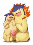 clitoris cum cum_in_pussy cum_inside duo female feral feral_on_feral furukara gen_2_pokemon hetero male male_only nintendo open_mouth penetration penis pokemon pussy quilava saliva sex size_difference testicles thick_penis tight_fit tongue tongue_out tooth typhlosion vaginal vaginal_penetration video_games