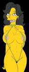  1girl croc_(artist) julia_(the_simpsons) sexy sexy_body sexy_breasts the_simpsons 