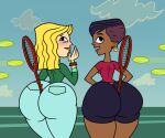carrie_(the_ridonculous_race) cartoon_network stephanie_(the_ridonculous_race) the_ridonculous_race total_drama