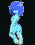 1female 1girl 2020s 2022 2d 2d_(artwork) alternate_version_available ass black_background blue_body blue_hair blue_skin breasts butt cum cum_on_feet cum_on_foot deltarune digital_media_(artwork) feet female female_human female_kris_(deltarune) female_only gopindon hair_over_eyes human human_only kris_(dark_world_form) kris_(deltarune) naked_female no_visible_nipples nude nude_female pixiv_id_30630433 short_hair simple_background soles solo solo_female undertale_(series) video_game_character video_games