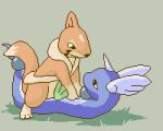  9_6 animated dragonair female floatzel furry pokemon 