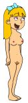  1girl belly_button bowtie breasts breasts breasts cartoon goanimate grin lily lily_anderson nipples nude nude pubic_hair pussy pussy sexy vyond yellow_hair 