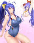 1girl 1girl 1girl big_breasts blazblue blue_hair breasts clothed_female female_focus female_only high_res long_hair mai_natsume mature mature_female solo_female solo_focus tagme terada_sp video_game_character video_game_franchise