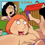  bonnie_swanson erect_clitoris family_guy lesbian_sex lois_griffin pussylicking shaved_pussy spread_legs yuri 