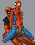  artist_name deadpool spider-man spider-man_(series) yaoi 