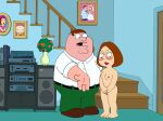  breasts erect_nipples family_guy glasses meg_griffin peter_griffin shaved_pussy thighs 