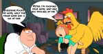  ernie_the_giant_chicken lois_griffin milf nude_female peter_griffin 