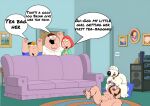  beastiality chris_griffin family_guy lois_griffin meg_griffin peter_griffin tea_bagging 