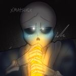  2boys animated_skeleton artist_name bad_id bad_twitter_id bottom_sans brothers clothed dark duo fellatio fellatio_pov fontcest glowing glowing_penis inactive_account incest looking_at_viewer male male_only male_pov monster monster_boy papyrus papyrus_(undertale) papysans pov sans sans_(undertale) seme_papyrus skeleton solo_focus top_papyrus twitter uke_sans undead undertale undertale_(series) unseen_male unseen_male_face xmatsukisinsx yaoi 