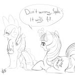 crade dildo_in_ass friendship_is_magic hasbro imminent_sex my_little_pony sketch spike_(mlp) twilight_sparkle