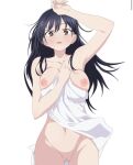  anna_yamada big_breasts boku_no_kokoro_no_yabai_yatsu long_hair looking_at_viewer nekom14 nipples nude_filter official_art pussy yamada_anna 