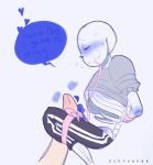 1boy 1male 2010s 2016 animated_skeleton blue_blush blue_penis blush bondage bottom_sans bound_arms bound_legs bound_penis clothed dubnyangg ectopenis finger male male_focus micro micro_male microphilia monster penis pink_ribbon ribbon ribbon_bondage ribbon_on_penis sans sans_(undertale) skeleton solo_focus solo_male tied_arms tied_legs tied_penis tied_up uke_sans undead undertale undertale_(series) white_background