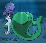 1girl big_ass big_breasts bubble_ass bubble_butt cala_maria cuphead_(game) daisy-pink71 dat_ass huge_ass huge_breasts large_ass mermaid purple_hair seductive seductive_look seductive_smile sexy sexy_ass sexy_body sexy_breasts sexy_lips sexy_mermaid smelly_ass underwater water