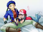 black_hair creatures_(company) crossover fire_emblem game_freak handjob humans_of_pokemon ike male_only nintendo pokemon pokemon_(game) pokemon_red_green_blue_&amp;_yellow pokemon_rgby red_(pokemon) video_game_character yaoi