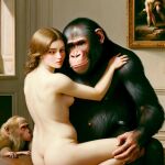  ai_generated apes beastiality nude_female sex 
