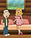  american_dad breasts erect_nipples francine_smith jeff_fischer negligee pubic_hair pussy see-through thighs 