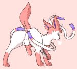 anus ass canine_penis eeveelution erection knot male nintendo penis pokemon presenting presenting_hindquarters shugowah solo spreading sylveon testicles video_games