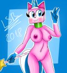 breasts furry_female thicc unikitty unikitty_show_(copyright)